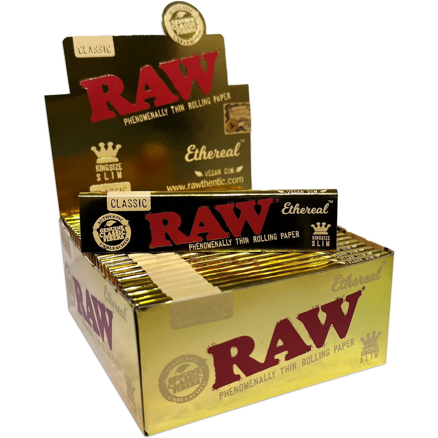 RAW Ethereal Rolling Papers - King Size Slim