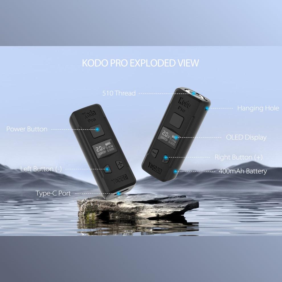 Yocan Kodo Pro 510 Vape Battery - Pop Tops Ireland