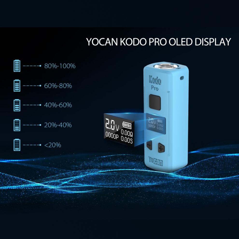 Yocan Kodo Pro 510 Vape Battery - Pop Tops Ireland