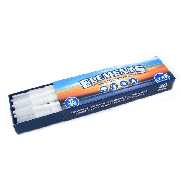 Elements King Size Pre Rolled Cones - 40 pack