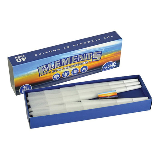Elements King Size Pre Rolled Cones - 40 pack
