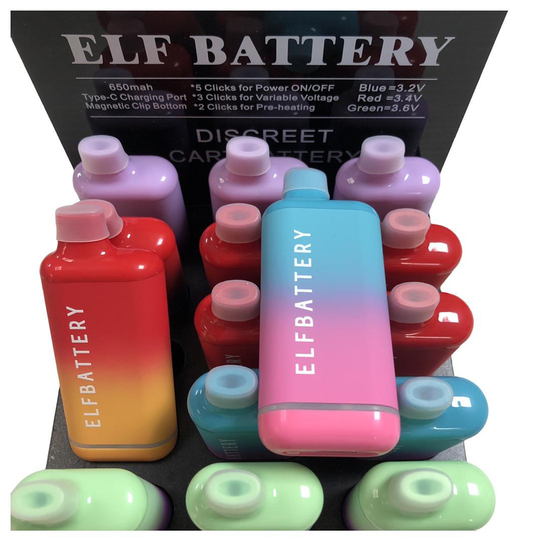 Elf Battery Stash Cart Vape Battery - Pop Tops Ireland