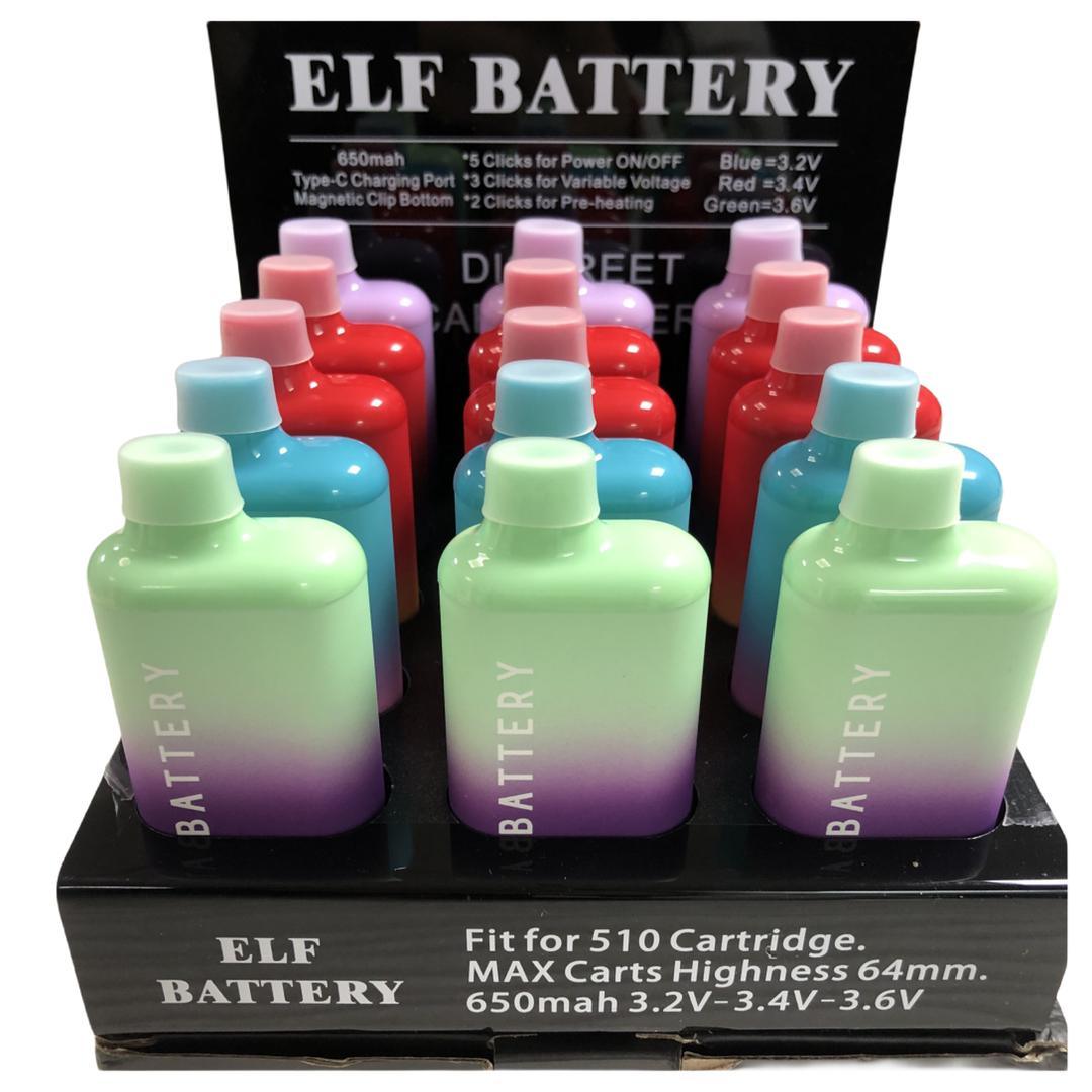 Elf Battery Stash Cart Vape Battery - Pop Tops Ireland