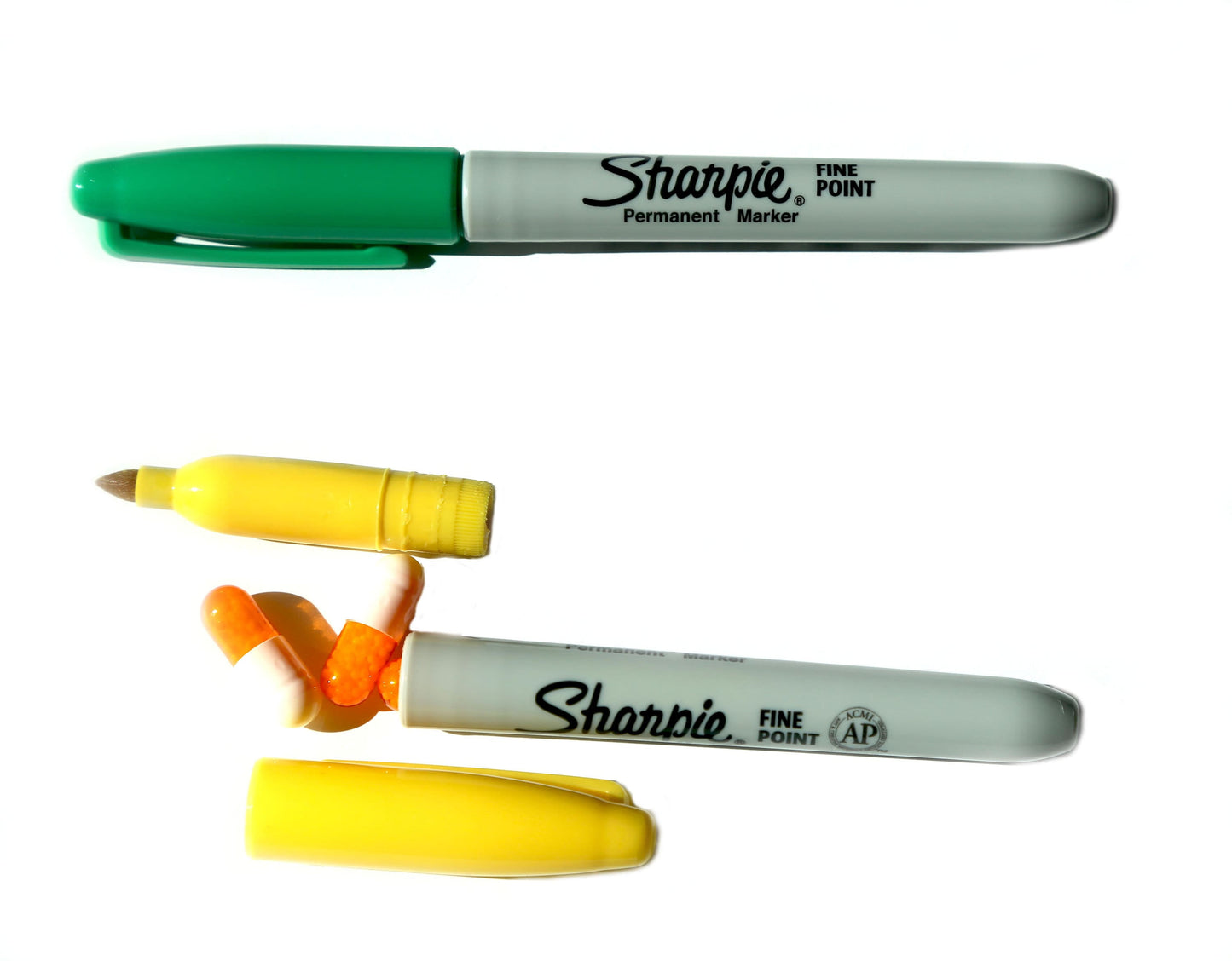 Fat Sharpie Marker Stash Spot