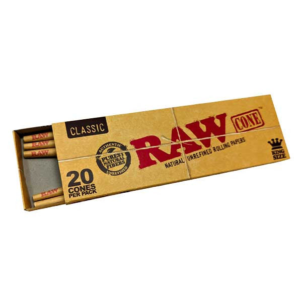 RAW Classic Pre-Rolled Cone (King Size) 20 Pack