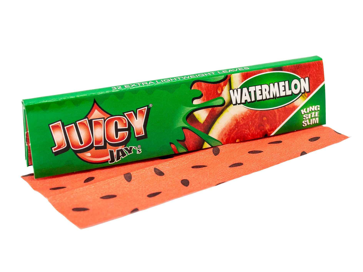 Juicy Js Rolling Papers - Watermelon (King Size Slim) - Pop Tops Ireland