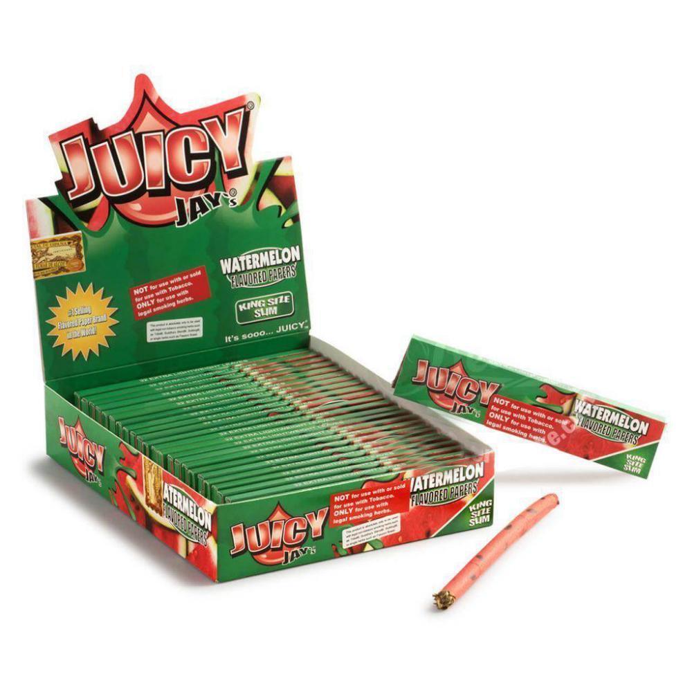 Juicy Js Rolling Papers - Watermelon (King Size Slim) - Pop Tops Ireland