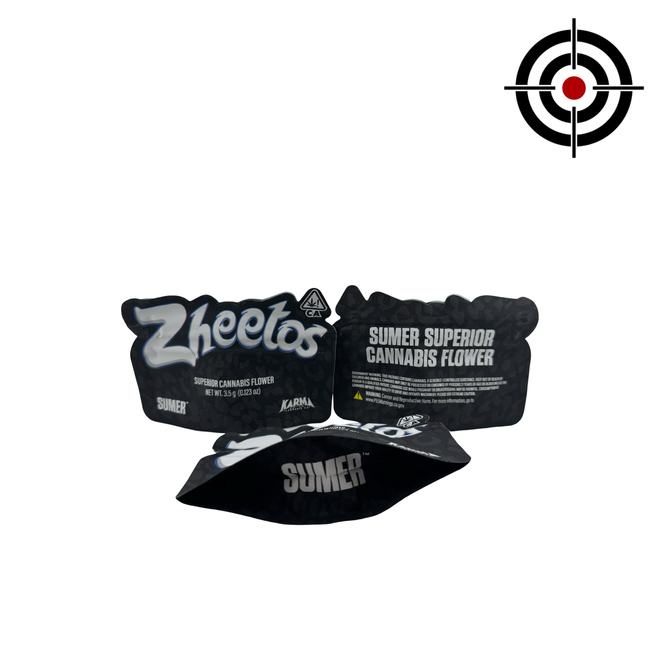 Zheetos Mylar Bags 3.5g Sumer