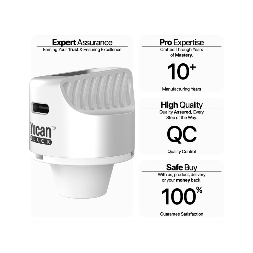 Yocan Black Heat Vision Thermometer Carb Cap - Black