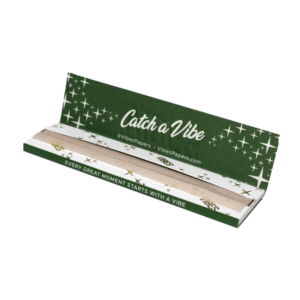 VIBES Rolling Papers - King Size Slim Organic Hemp