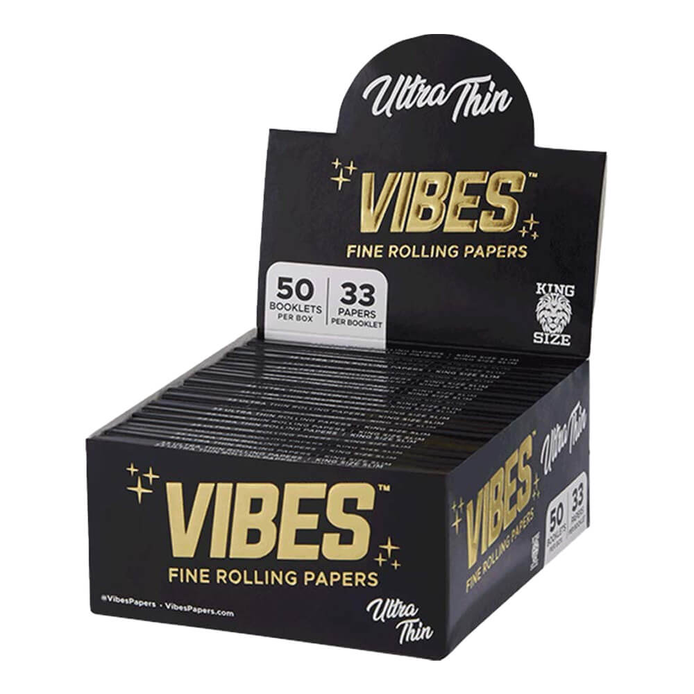 VIBES Rolling Papers - King Size Slim Ultra Thin