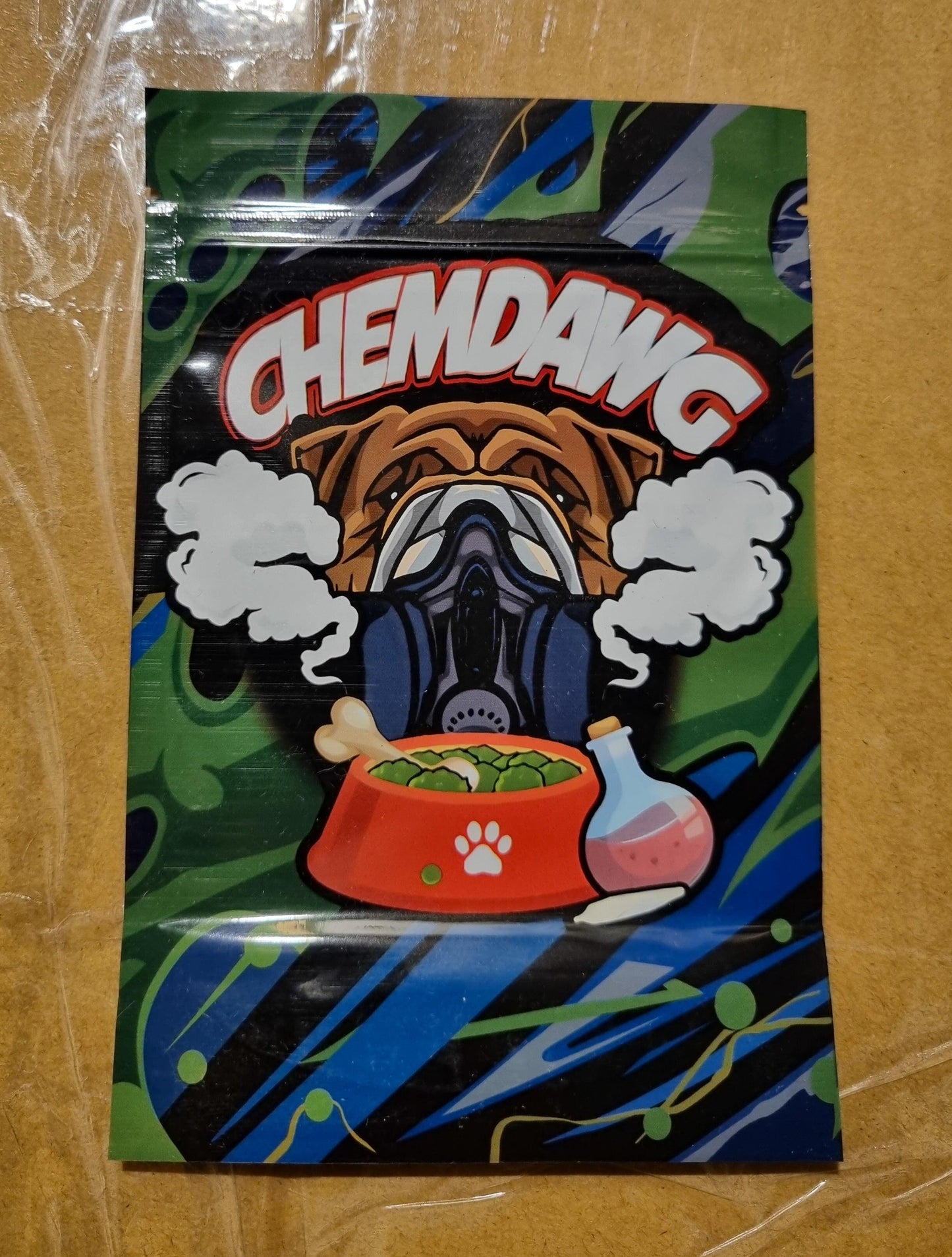Chem Dawg 3.5g Mylar Bags - Pop Tops Ireland