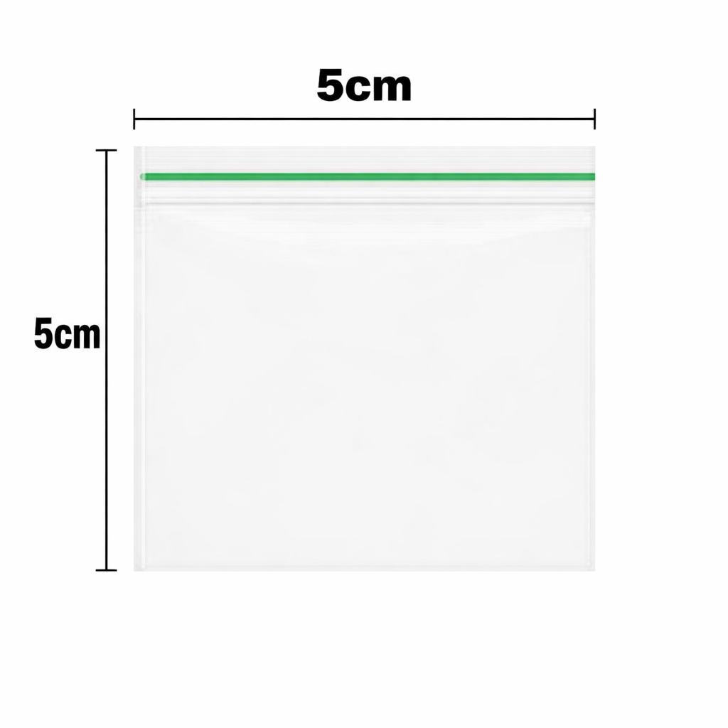 Extra Thick Ziplock Baggies Zippy bags 5cm x 5cm (20/25s)