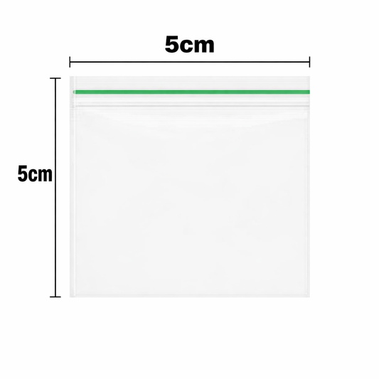 Extra Thick Ziplock Baggies Zippy bags 5cm x 5cm (20/25s)