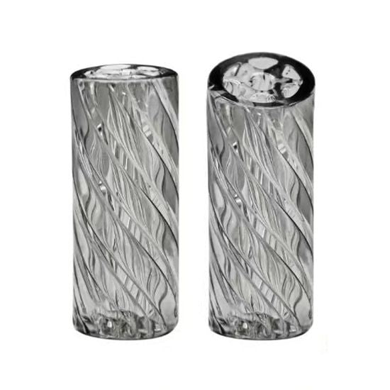Rip Twisted Glass Tips - 10mm Clear