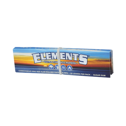 Elements Connoisseurs (King Size Slim) - Rolling Papers with Tips