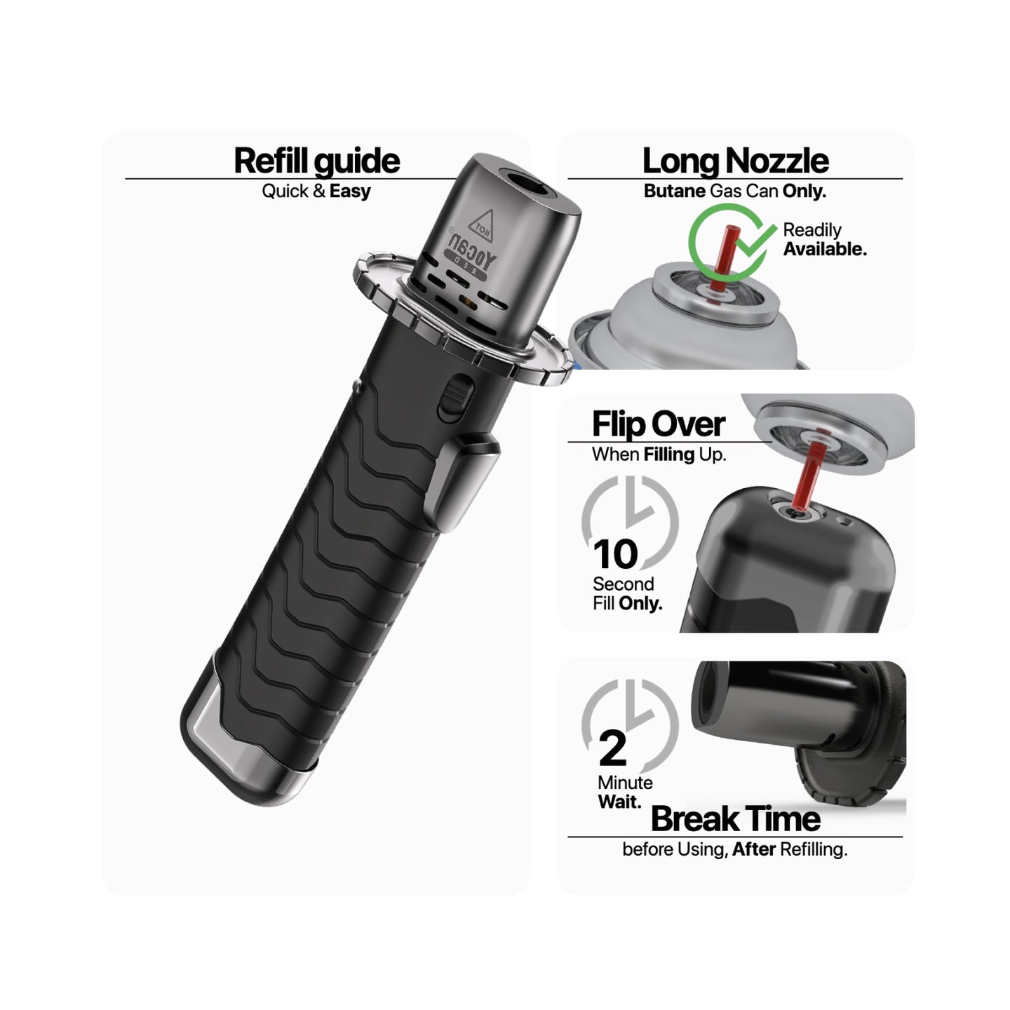 Yocan Red - Katana - Butane Torch