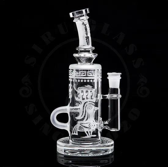 Sandblasted Vortex Recycler 14mm Dab Rig - Pop Tops Ireland