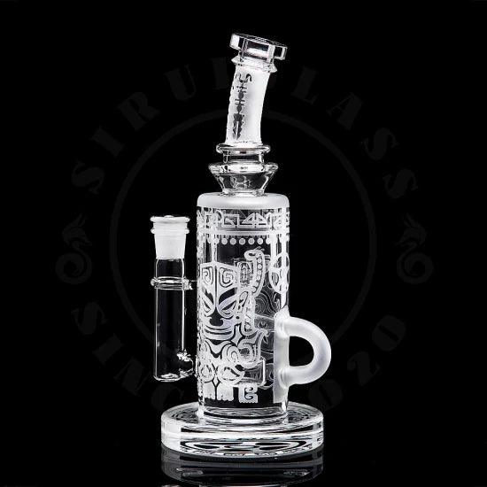 Sandblasted Vortex Recycler 14mm Dab Rig - Pop Tops Ireland