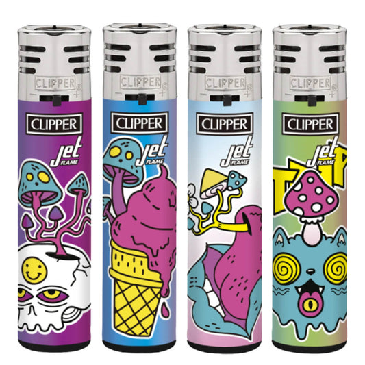 Clipper Jet Lighter - Psychedelic