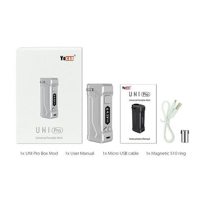 Yocan UNI Pro Box Mod 510 Vape Battery (Black) - Pop Tops Ireland