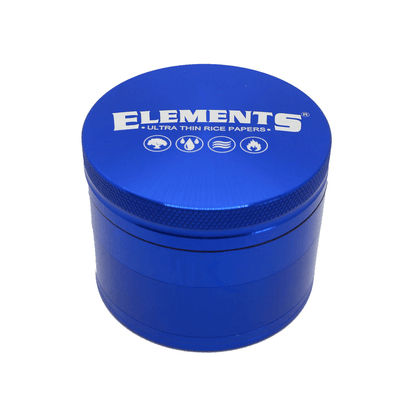 Elements Large Aluminium Grinder 4 Parts - 60mm - Pop Tops Ireland