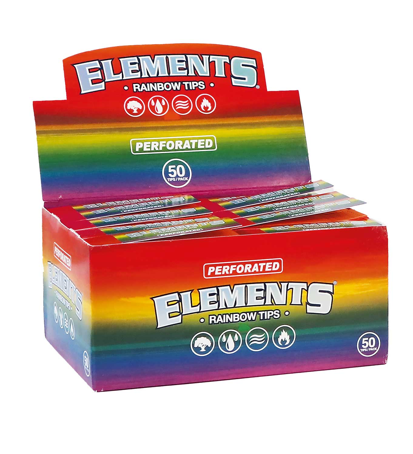 Elements Rainbow Tips – Perforated