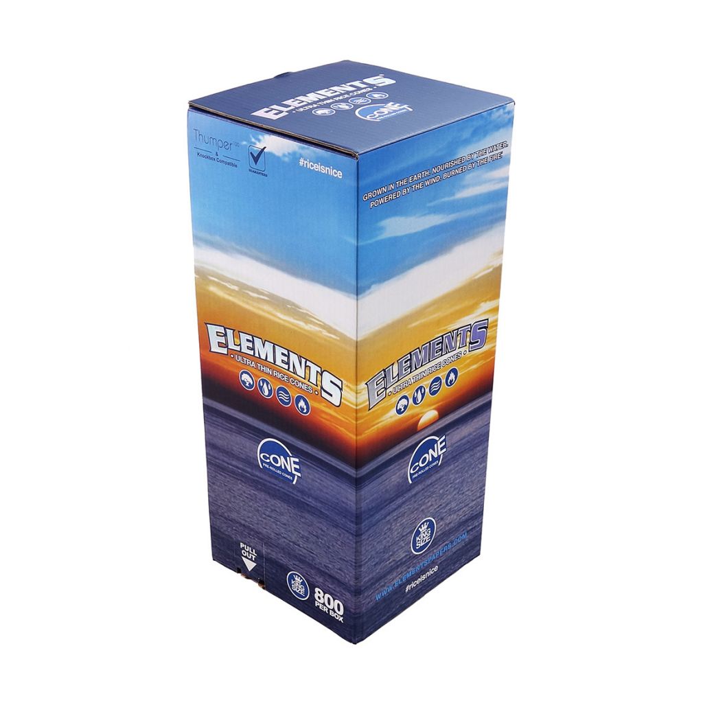 Elments Cones Classic King Size - 800 Pack