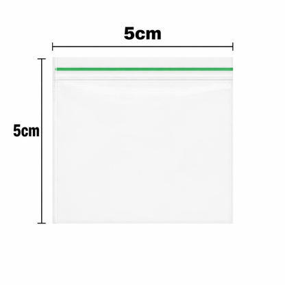 Extra Thick Ziplock Baggies Zippy bags 5cm x 5cm (20/25s)