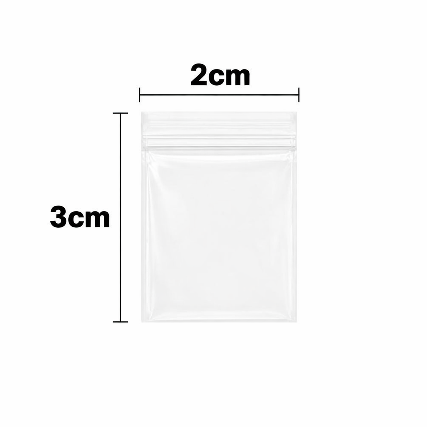 Extra Thick Ziplock Bags Baggies Zippy Bags 2cm*3cm (Dime Bags)