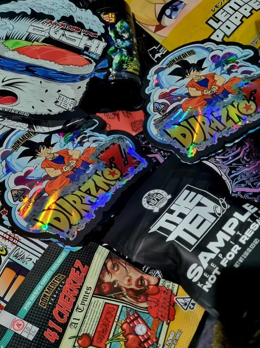 Mixed Lot California Branded Mylar Cali Packs