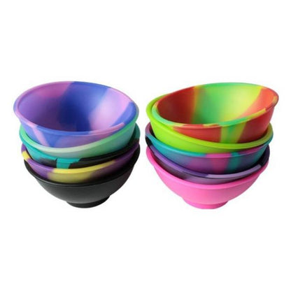 Silicone Hash Mixing Bowl - 6.7cm (Random Colour