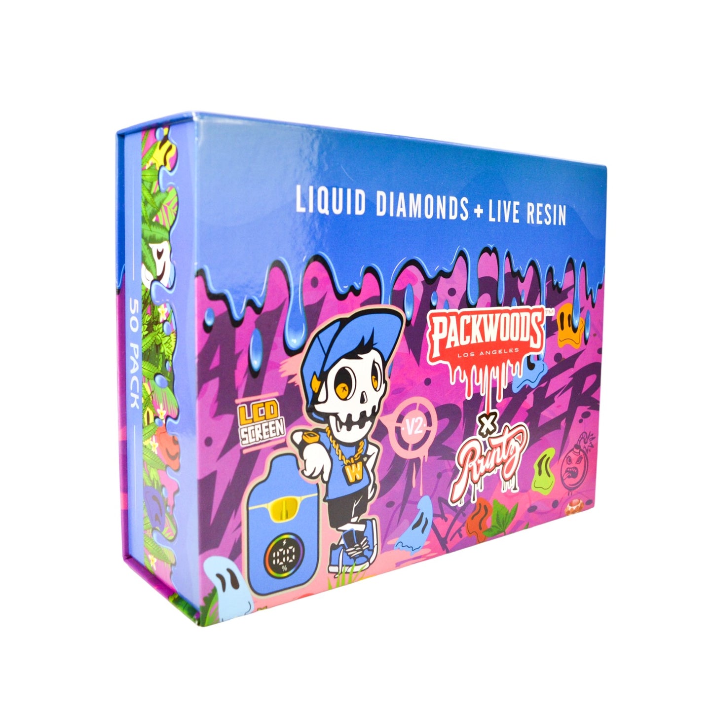 Packwoods x RUNTZ Disposable Empty Vapes - 1g - 1 Box (50 Vapes)