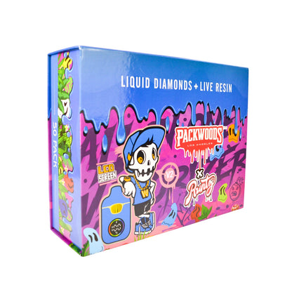 Packwoods x RUNTZ Disposable Empty Vapes - 1g - 1 Box (50 Vapes)