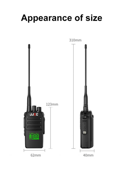 JJCC Walkie Talkie (5km Range) - Pair (2 Units)