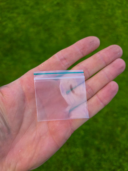 Extra Thick Ziplock Baggies Zippy bags 5cm x 5cm (20/25s)