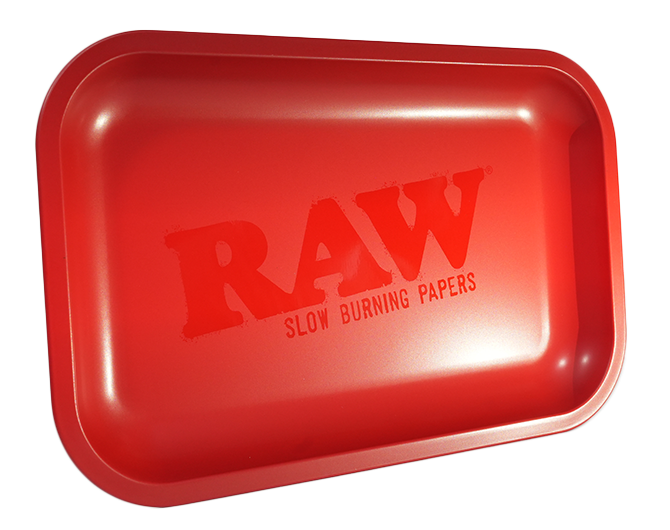 RAW Red Matte Murder’d Metal Rolling Tray