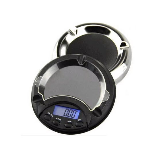 2-in-1 Discrete Digital Pocket Scale 0.01 – 100g High-Precision Stash Ashtray Scale