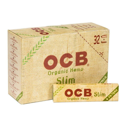 OCB Organic Hemp w Tips (King Size Slim)