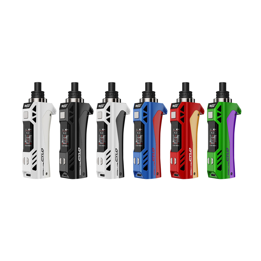 Yocan Cylo Wax Vaporizer - Red/Blue