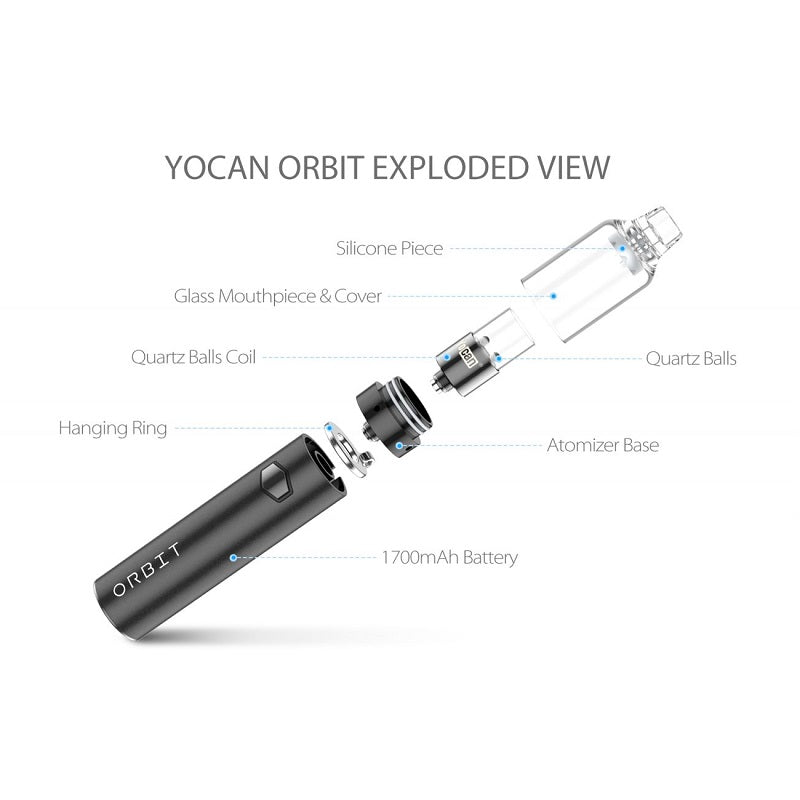Yocan Orbit Oil Vaporizer Pen - Black