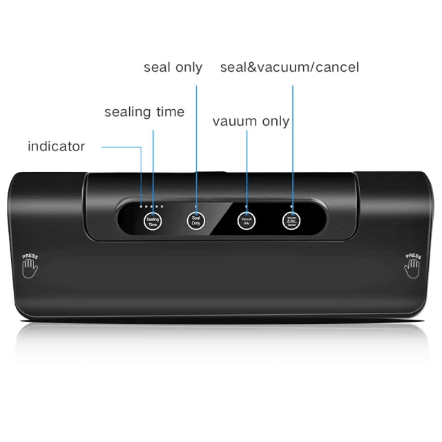 Food Vacuum Sealer - 110 Watt / Strong Seal / 99.9% Smellproof - Pop Tops Ireland