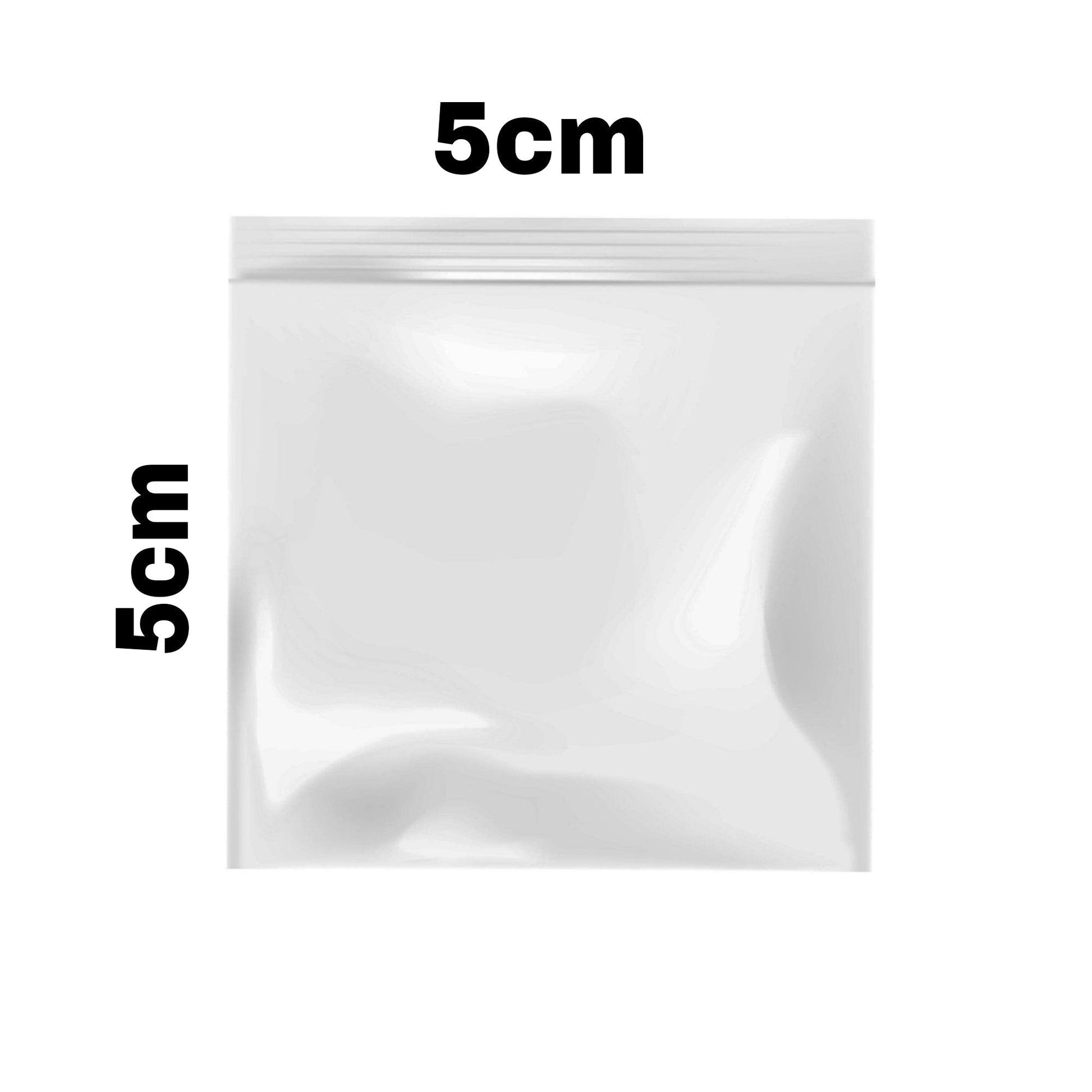 Extra Thick Ziplock Bags Baggies Zippy Bags 5cm*5cm (25s) - Pop Tops Ireland