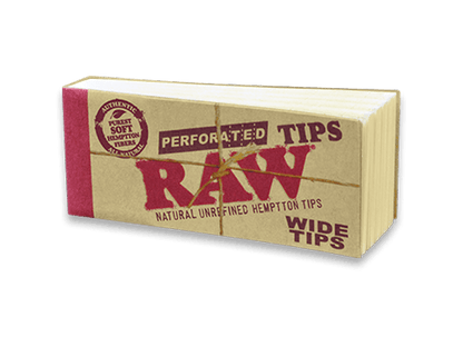 RAW Perforated Wide Tips - Pop Tops Ireland