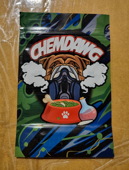 Chem Dawg 3.5g Mylar Bags - Pop Tops Ireland
