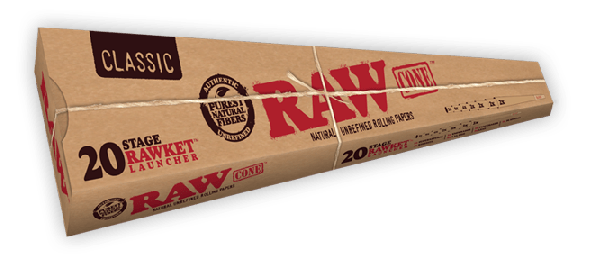 RAW 20 x Pre Roll Cone RAWket Launcher Pack - Pop Tops Ireland