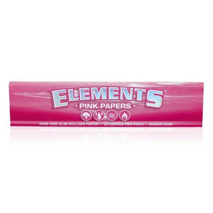 Elements (King Size Slim) - Pink - Pop Tops Ireland