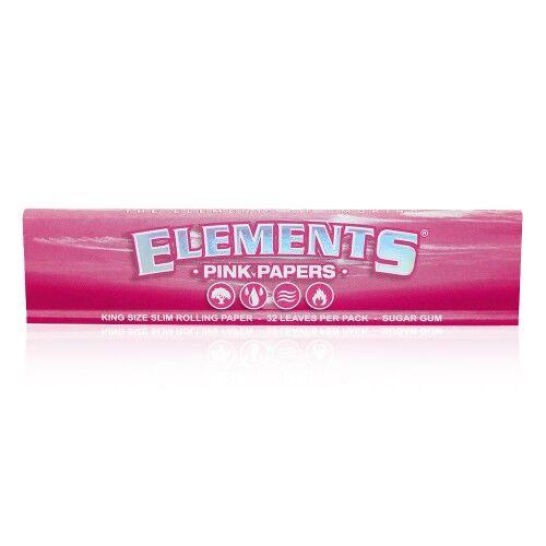 Elements (King Size Slim) - Pink - Pop Tops Ireland