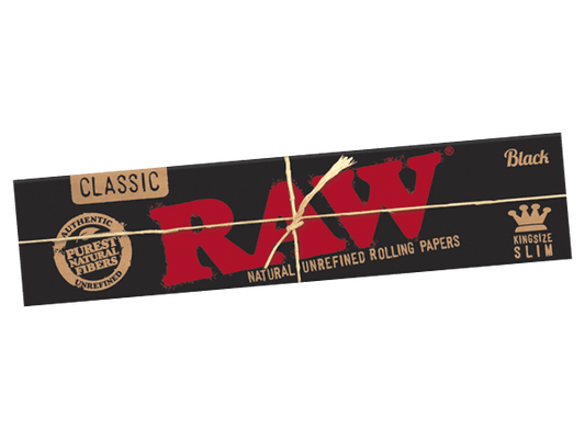 Raw Black Rolling Papers (King Size) - Pop Tops Ireland