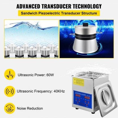 2L Ultrasonic Cleaner - Pop Tops Ireland